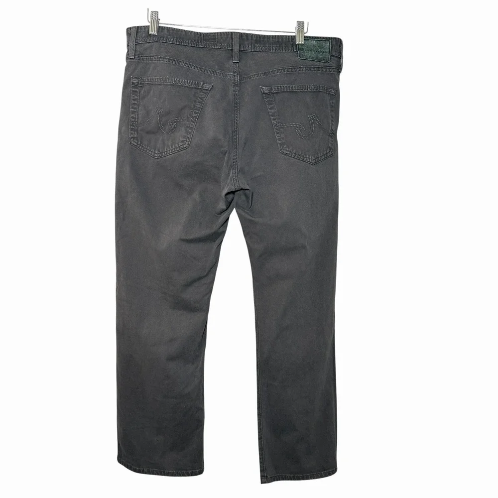 AG Adriano Goldschmied Mens Protege Jeans 36 Gray Straight Leg USA Minimalist